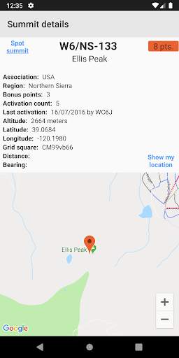 SOTA Spotter screenshot 3