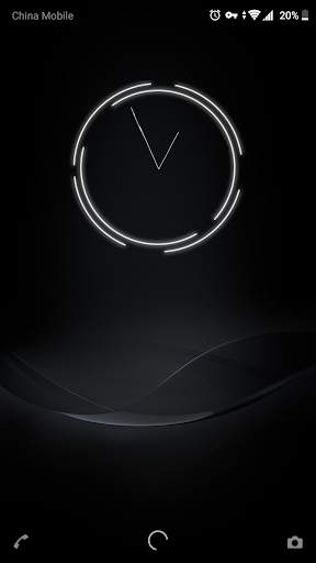 Pure Black-Sony Xperia theme 1 تصوير الشاشة