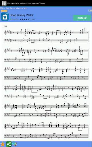 Puntaje de la música cristiana screenshot 4