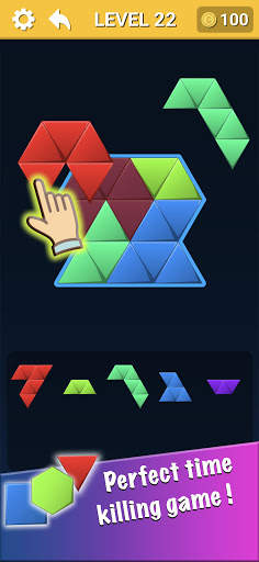 Hexa Block Puzzle : Hexagon Block Puzzle Games screenshot 1