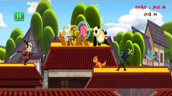 Great NINJA Run & Jump screenshot 6