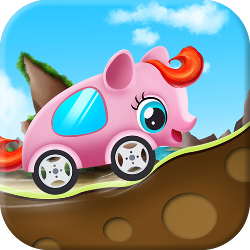 Unicorn Racing Cars Animals Vroom icon