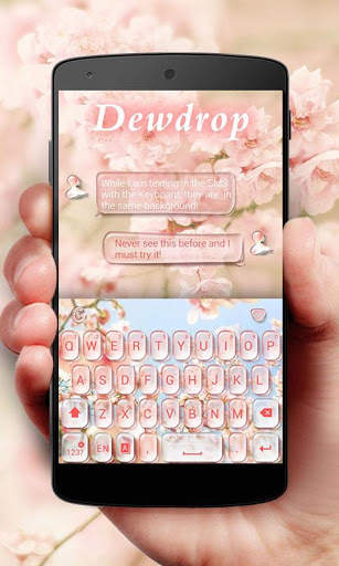 Dewdrop GO Keyboard Theme screenshot 1