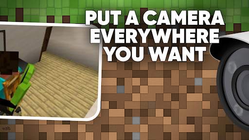 CCTV Security camera mod mcpe screenshot 2