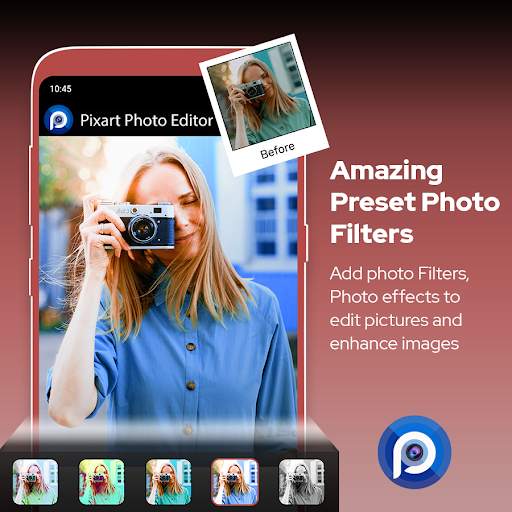 Pixart Photo Editor: Photo Preset, Blur Background screenshot 14