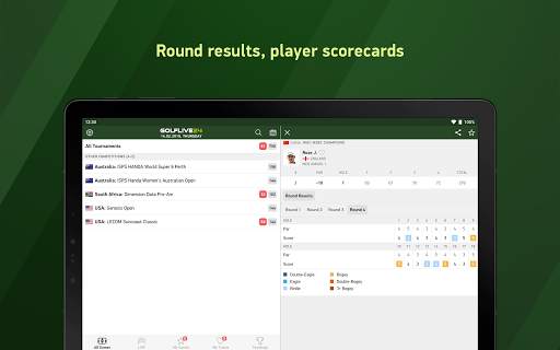 Golf Live 24 - golf scores screenshot 7