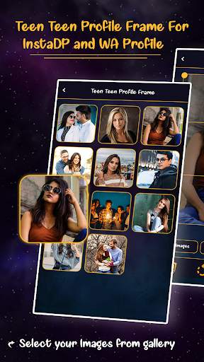 Teen Teen Profile Frame For InstaDP and WA Profile screenshot 1