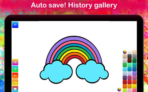 Unicorn Coloring Pages Game for kids glitter screenshot 12