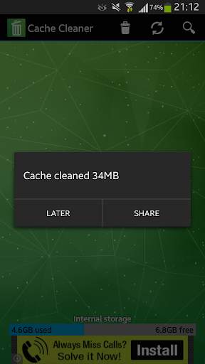 Cache Cleaner screenshot 3