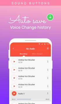 Voice changer: Voice editor - Funny sound effects screenshot 4