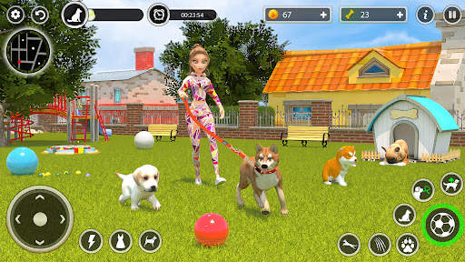 Dog Simulator Pet Dog Games 3D screenshot 2
