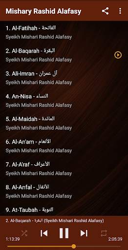 Mishary Rashid Alafasy Quran Full MP3 Offline screenshot 1