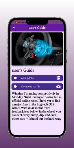 Logitech G29 Driving Guide screenshot 2