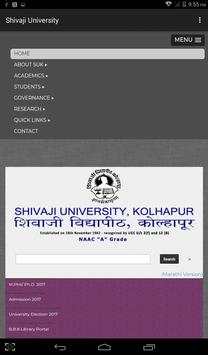 Shivaji University screenshot 1