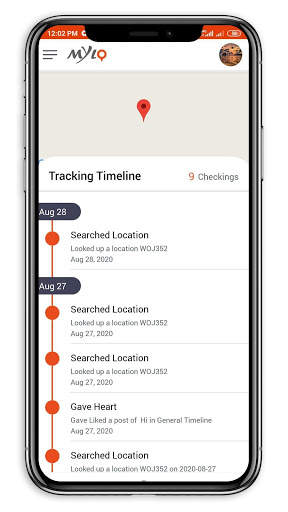 Mylo-share your location with digital codes screenshot 5