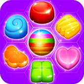 Candy Hexa - match 3 games logo