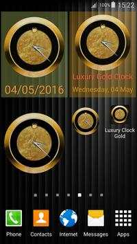 Luxury Clock Gold 4 تصوير الشاشة
