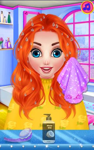 Hair salon girl princesses kingdoms choose styles screenshot 6