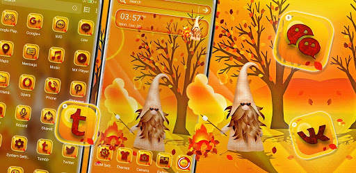 Gnome Autumn Launcher Theme screenshot 8