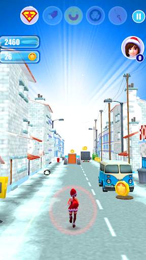 Santa Girl Run Natale screenshot 3
