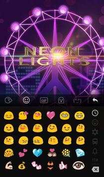 Neon Lights Keyboard Theme screenshot 2