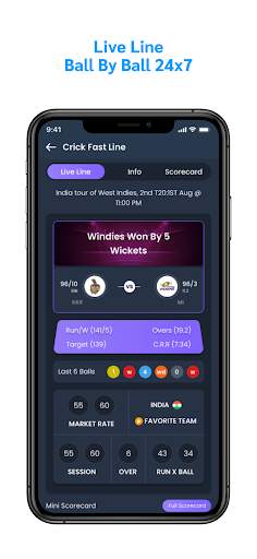 Cricket Fast Live Line crick screenshot 2