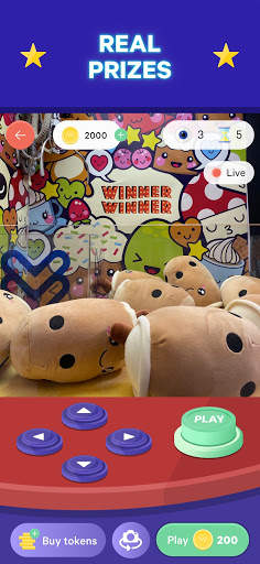 Winner Winner Live Arcade - Real Claw Machines screenshot 2
