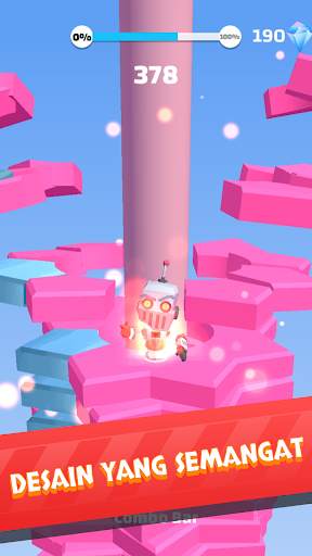 Helix Stack Jump: Bola Smash screenshot 3