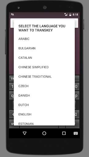 TRANSKEY - translator keyboard screenshot 1