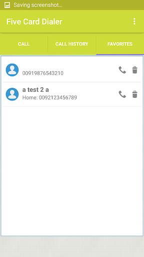 Five Card Dialer screenshot 7