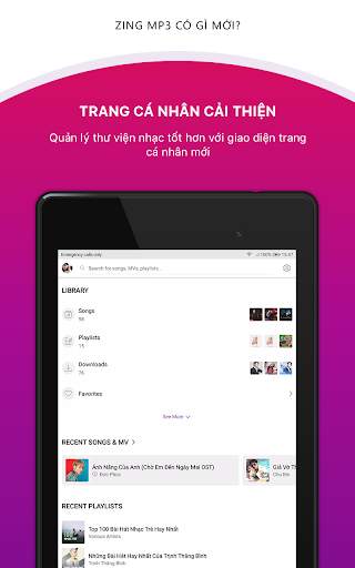 Zing MP3 screenshot 9