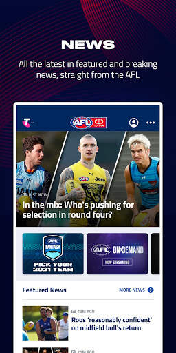 AFL Live Official App screenshot 2