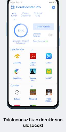 CoreBooster - Oyun ve Uygulama Hızlandırıcı screenshot 5