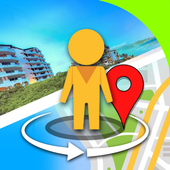 Street &amp; Map Dual Viewer Street Browser icon