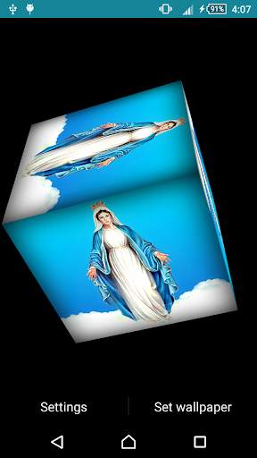 Virgin Mary Live Wallpaper screenshot 3