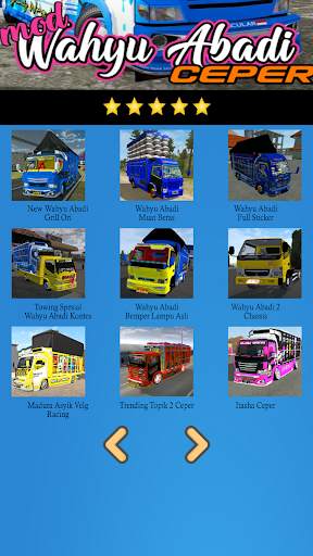 Mod Truk Wahyu Abadi Ceper screenshot 3