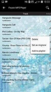 Frozen MP3 Player screenshot 2