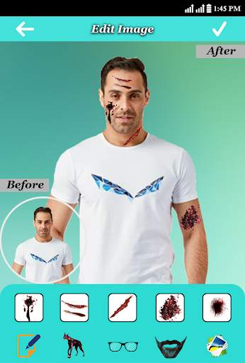 Injury Photo Maker Fight Photo Editor Battle Face screenshot 2