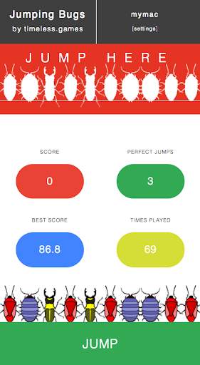 Jumping Bugs Game screenshot 1