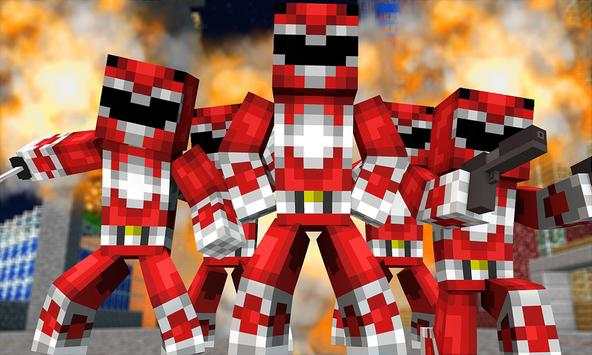 Mod Power Rangers Minecraft PE screenshot 1