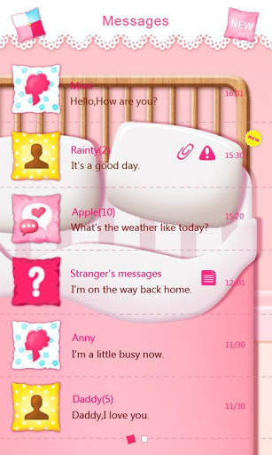 GO SMS GOODNIGHT THEME screenshot 3