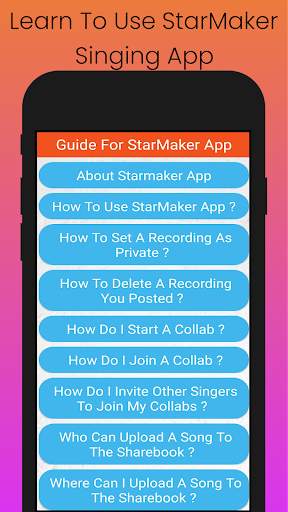 Guide For StarMaker Basic Free App screenshot 3