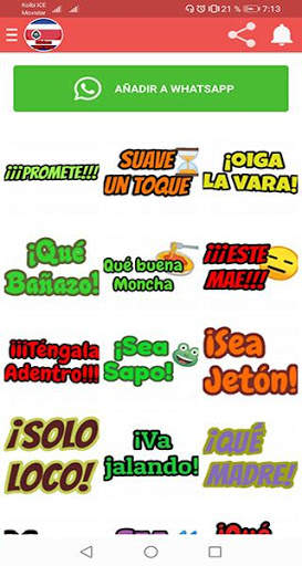 Stickers Costa Rica para WhatsApp/ waSticker app screenshot 1