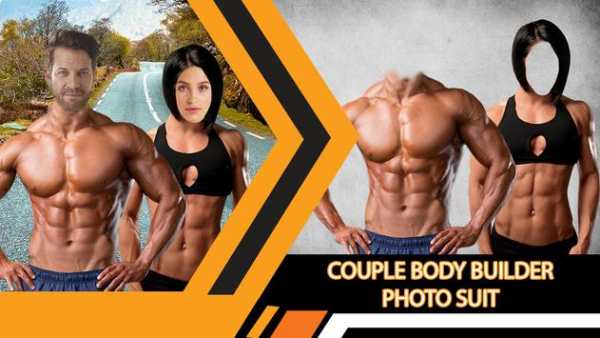 Body Builder Couple Photo Suit Editor screenshot 1