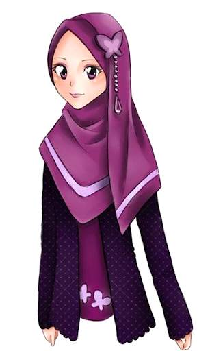 Hijab Cartoon Muslimah Wallpapers screenshot 7