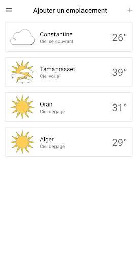 Meteo Algerie ONM 3 تصوير الشاشة