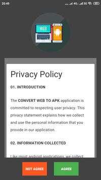Convert Web to APK screenshot 2