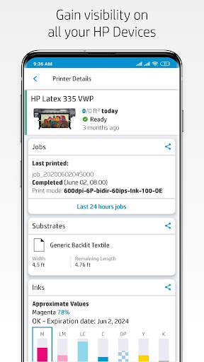 HP PrintOS for PSP screenshot 4