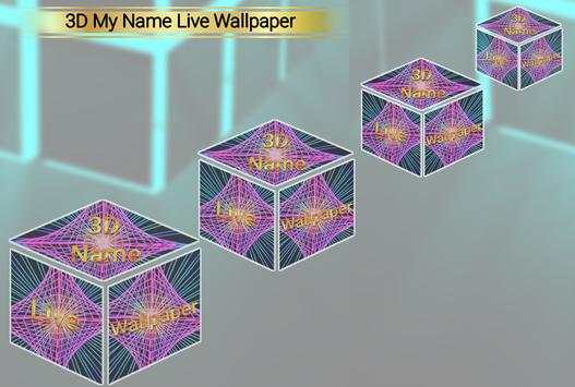 3D My Name Live Wallpaper screenshot 1