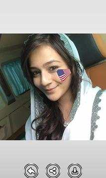 USA Flag Face Maker screenshot 3